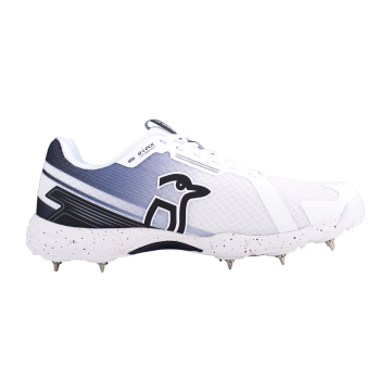 2024 Kookaburra KC 2.0 Spike Cricket Shoes - White/Black