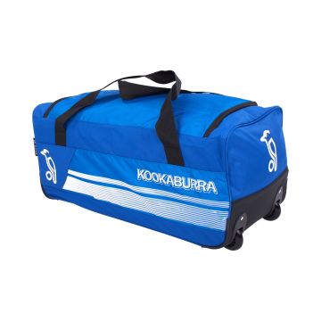 2023 Kookaburra 9500 Wheelie Cricket Bag - Blue/White