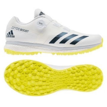 2023 Adidas 22YDS Boost Cricket Shoes - Acid Yellow