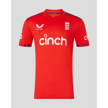 2024 Castore ECB England T20 World Cup Mens Cricket Shirt